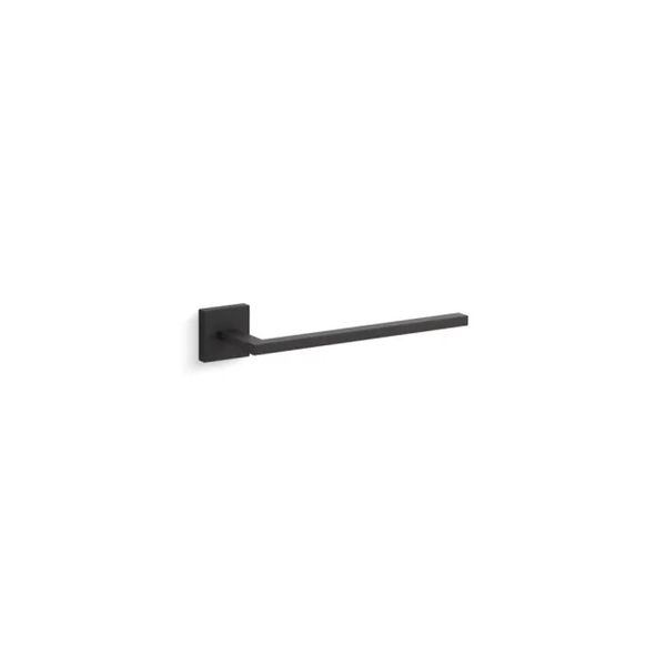 Toalheiro Square 25cm Black Kohler