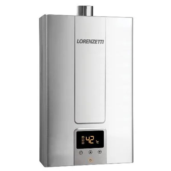 Aquecedor a Gás Inox LZ 1600DEI 15 Litros GN Display Digital Lorenzetti