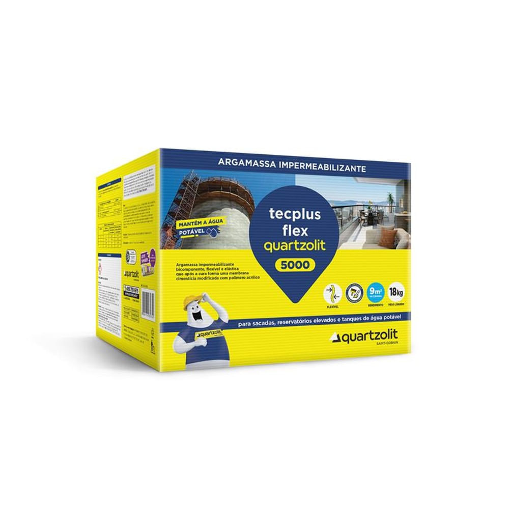 Impermeabilizante para Piscina Tecplus Flex 5000 Quartzolit Tecplus Flex 5000 Quartzolit