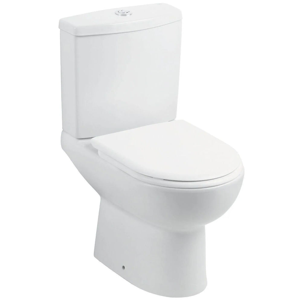 Vaso Sanitário com Caixa Acoplada 3/6l e Assento Smart Branco Celite