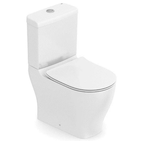 Vaso Sanitário com Caixa Acoplada e Complementos de Instalacão Slim Branco Celite