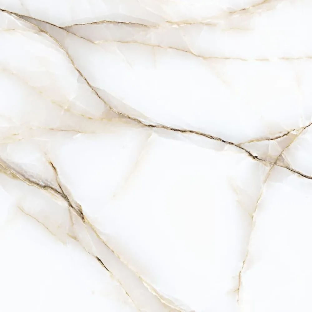 Piso Golden Lux Mate Branco Extra 81X81cm Retificado Caixa 1,97m² Formigres