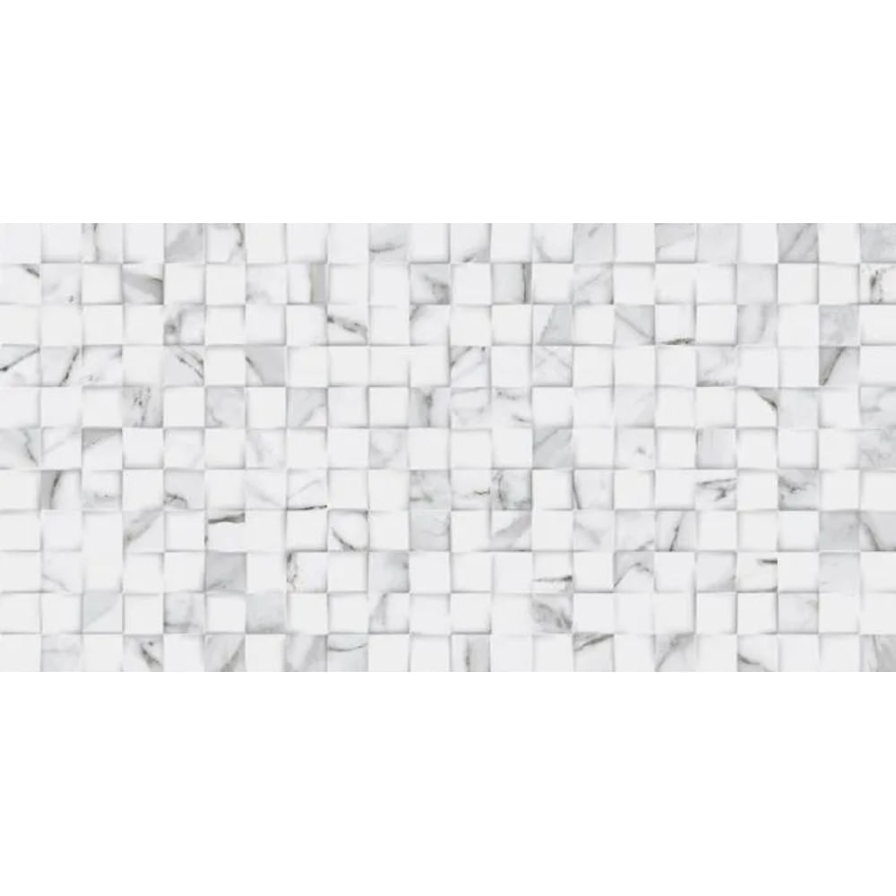Revestimento Esmaltado 45x90cm Caixa com 2 m² Branco Quantum Carrara Biancogres