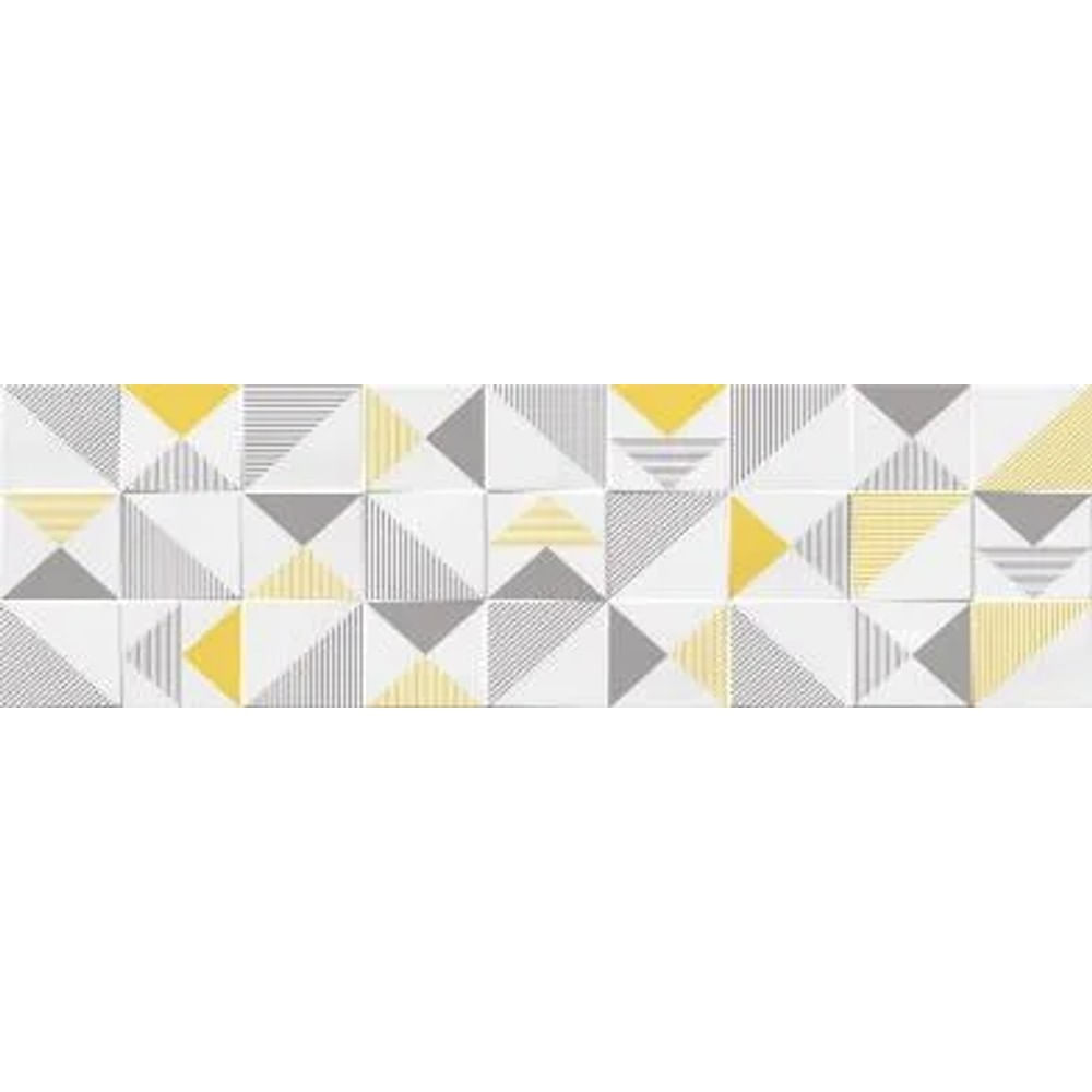 Revestimento Artline Amarelo Acetinado 30X90,2cm Caixa com 1,08 m² Retificado Incepa