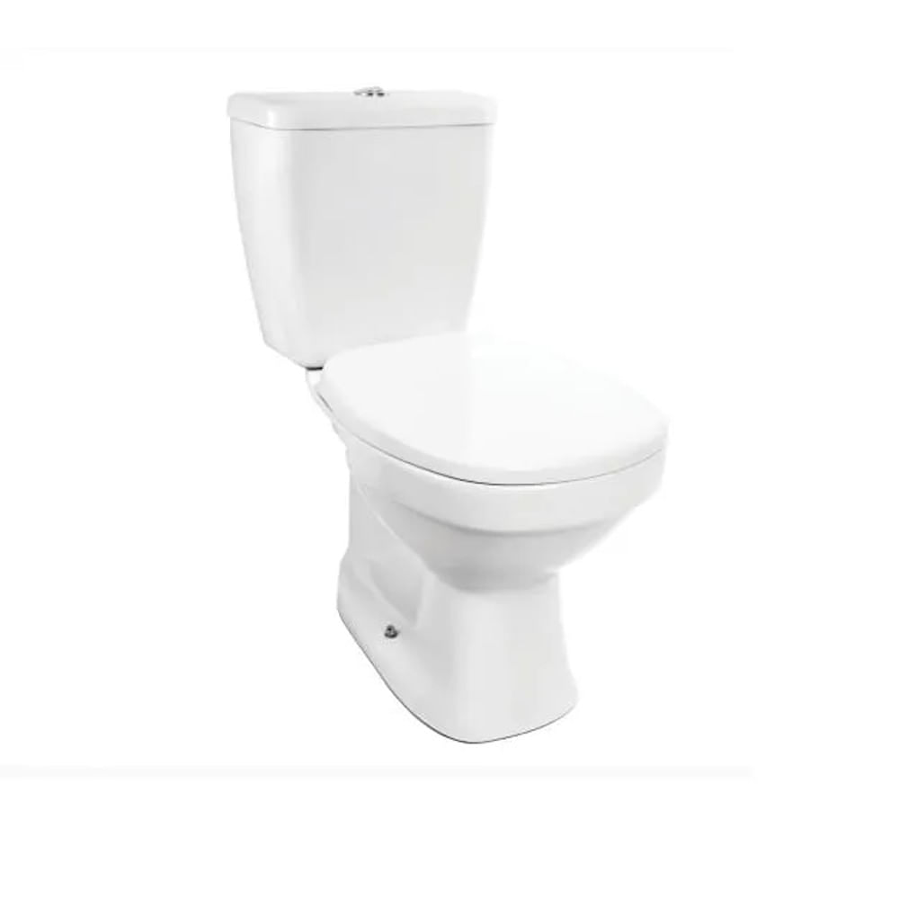 Kit Vaso Sanitário com Caixa Acoplada Loren One Duo Flow Lorenzetti