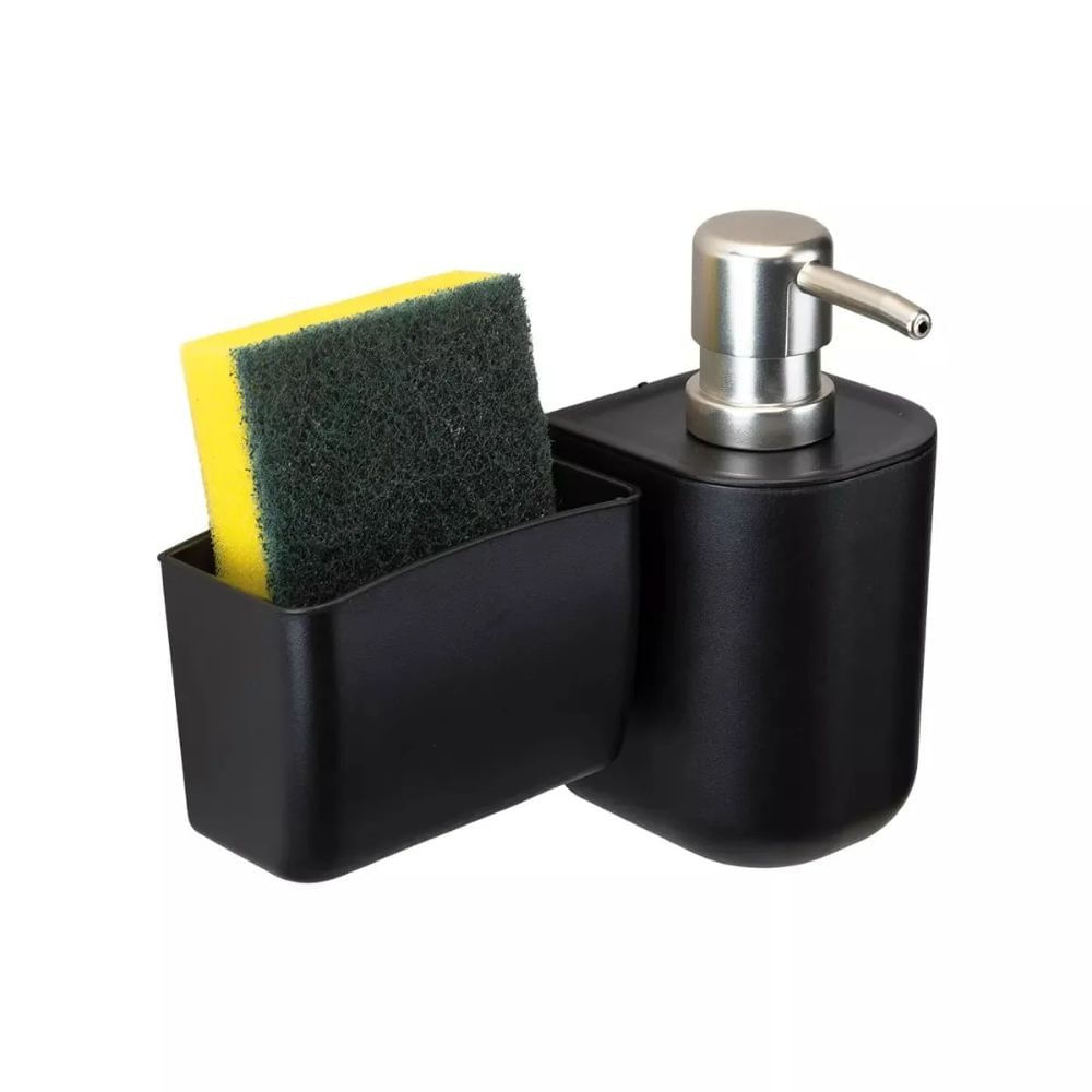 Conjunto Dispenser Detergente E Esponja Arthi