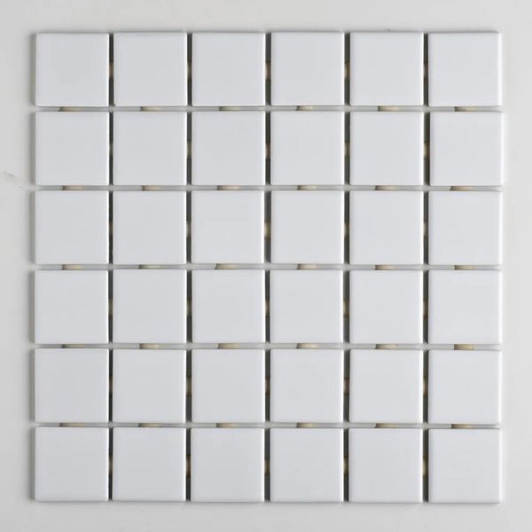 Pastilha para Piscina Branco Artico Acetinado 5X5 cm Bold Drop System Atlas