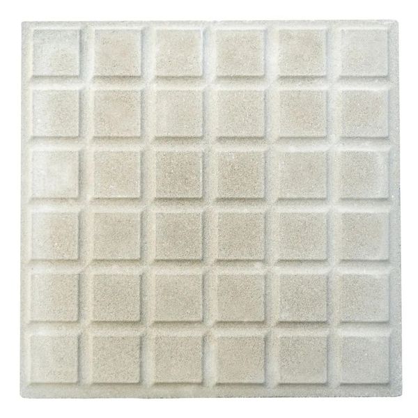 Piso Ladrilho Hidráulico 36 Quadros Cinza 30,7X30,7cm Caixa com 0,47 m² Borda Reta Cimartex