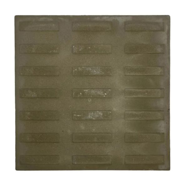 Piso Ladrilho Hidráulico Rampa Filete Cinza 30,7 x 30,7 cm e Caixa com 0,47 m² Borda Reta Cimartex