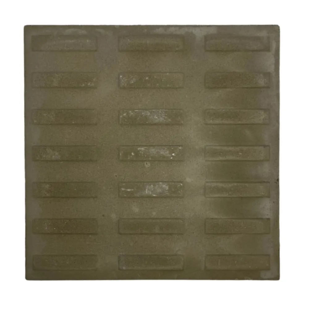 Piso Ladrilho Hidráulico Rampa Filete Cinza 30,7 x 30,7 cm e Caixa com 0,47 m² Borda Reta Cimartex