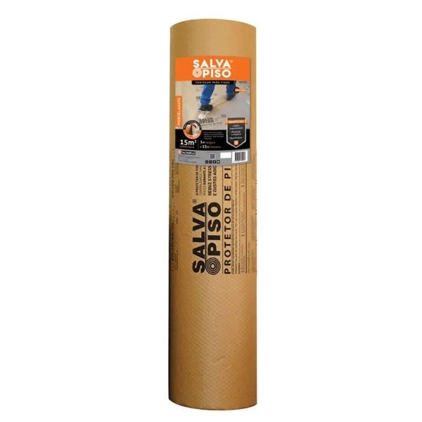 Protetor de Pisos 1x15mt Marrom Salvabras