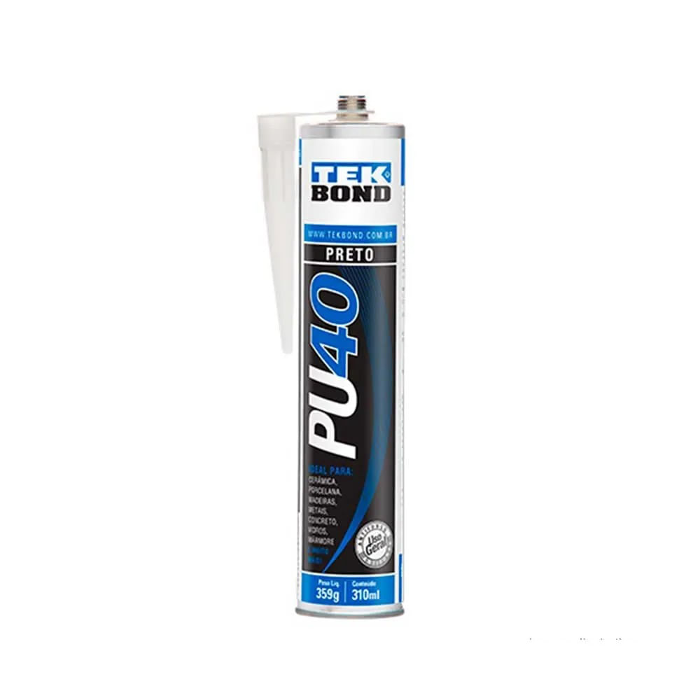 Selante de Pu40 310ml Preto Tekbond