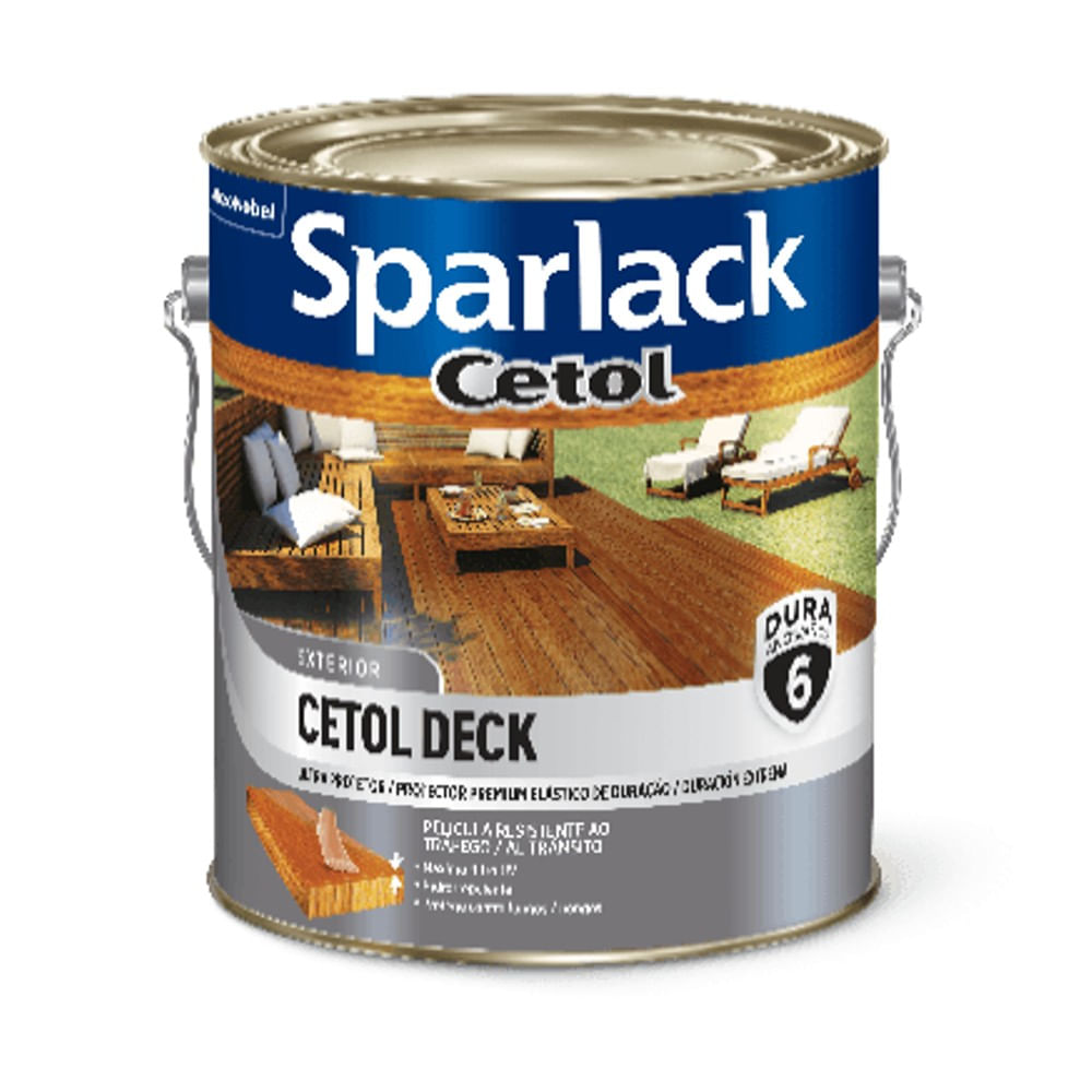 Verniz Cetol Deck Antide Sb Natural 3.6 L Sparlack