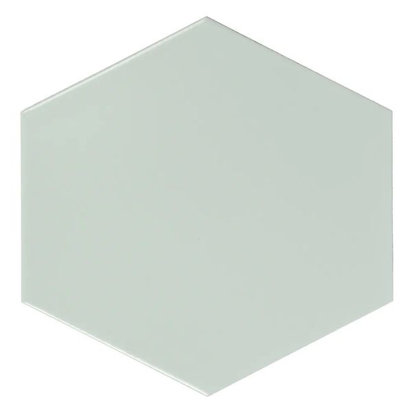 Revestimento Para Piscina Verde Acetinado Hexagonal 22,3 cm Grés Liquen Bold Atlas