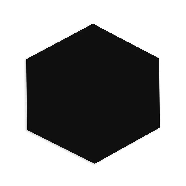 Revestimento Para Piscina Preto Acetinado Hexagonal 22,3 cm Grés Nero Bold Atlas