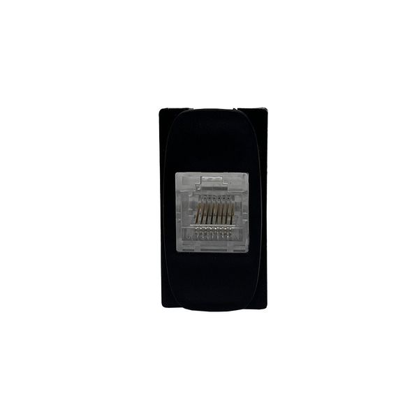 Tomada Rj45 Cat 5E Preta Modulos Gracia Alumbra