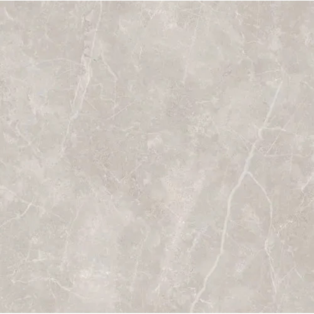 Porcelanato Marmorizado Cinza Retificado Polido 61,8x61,8cm Lucca Lux 2,67m² Royal Grés