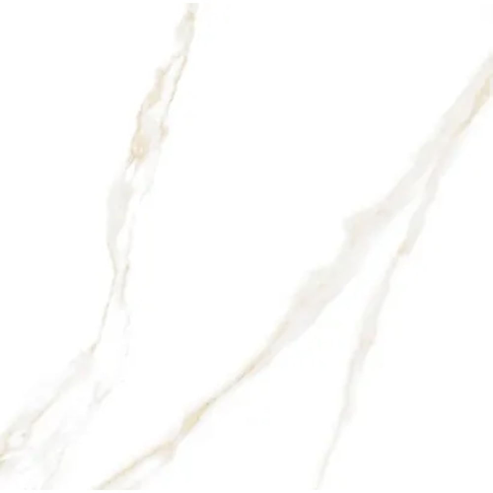 Porcelanato Marmorizado Branco Retificado Polido 61,8x61,8cm Asti Lux 2,67m² Royal Grés