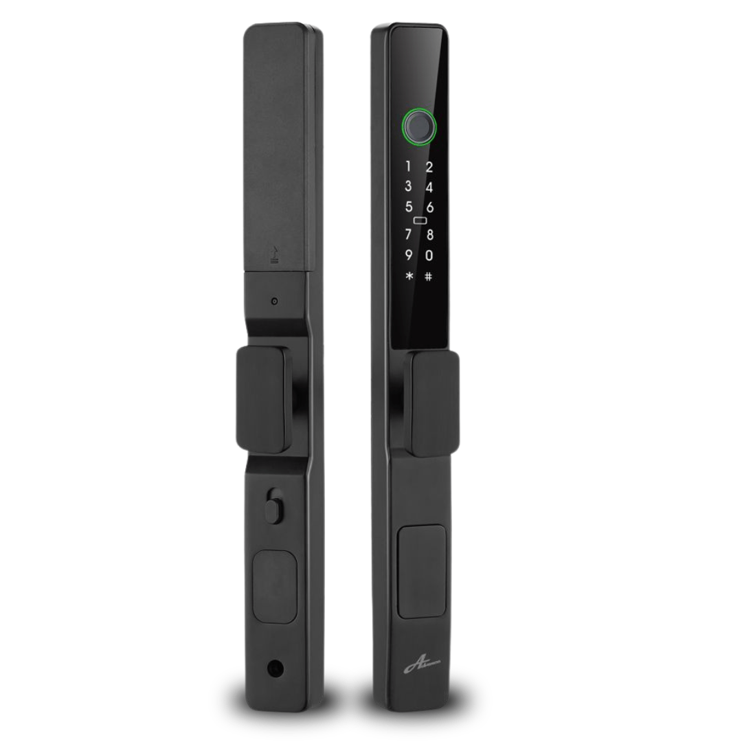 Fechadura Eletronica De Embutir Perfil De Aluminio Modelo 4100 - Advance