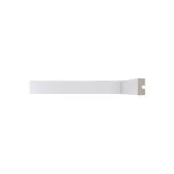 Rodameio de Poliestireno 466 Moderna Branco 30mm de Altura 2,40m Santa Luzia