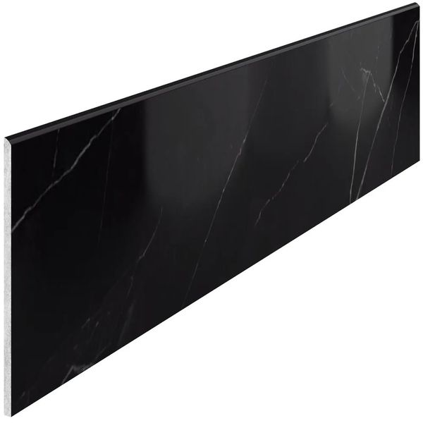 Rodapé Black Supreme 20X120 Cm Polido Retificado Caixa 2 Peças Portobello