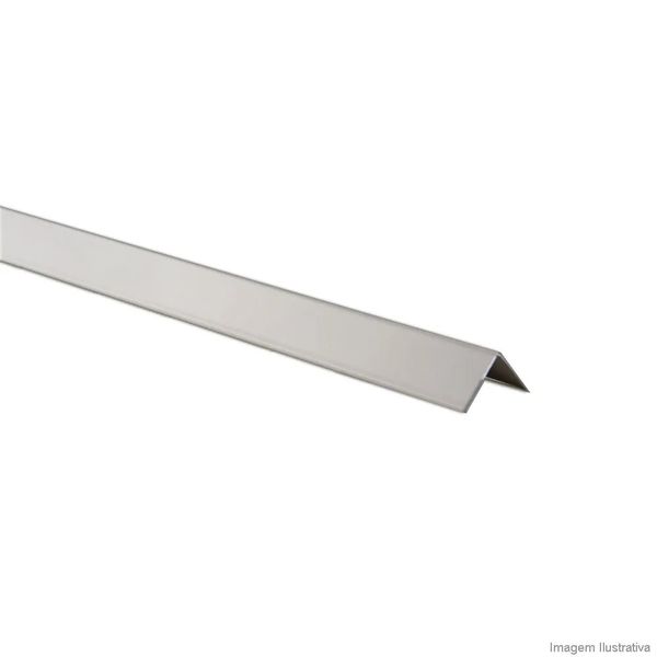Cantoneira Alumínio Modelo L 1/2" Polida 3m Reisam