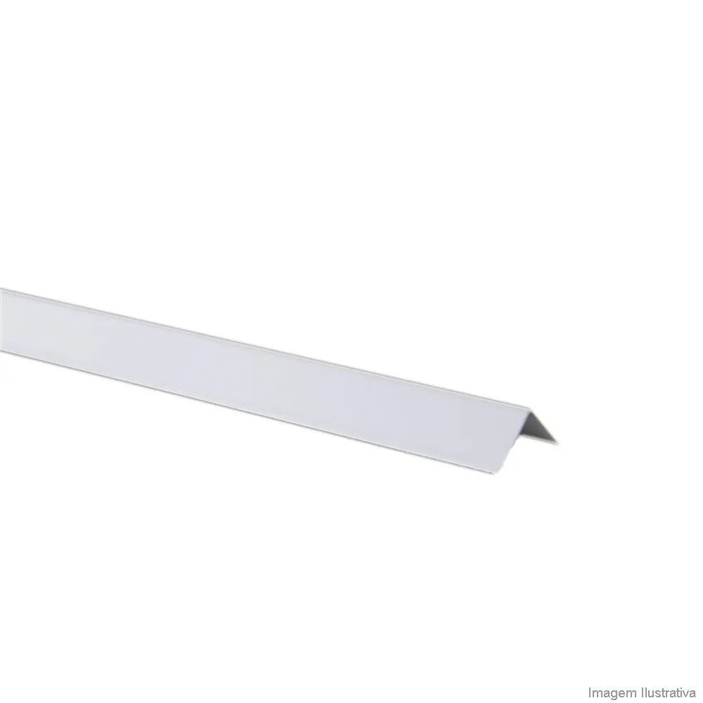 Cantoneira Alumínio Modelo L 1" Branco Epóxi 3m Reisam