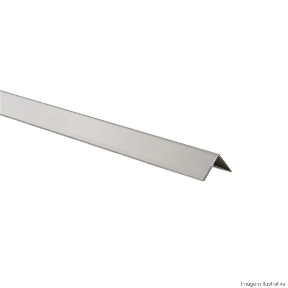 Cantoneira Alumínio Modelo L 3/4" Polida 3m Reisam