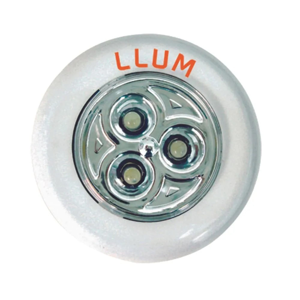 Button 3 Leds Branco LLumm Bronzearte