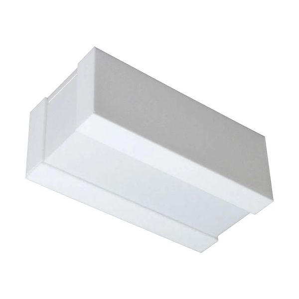 Arandela Bilbão Retangular para 1 Lâmpada E27 21x11cm Branca Tualux