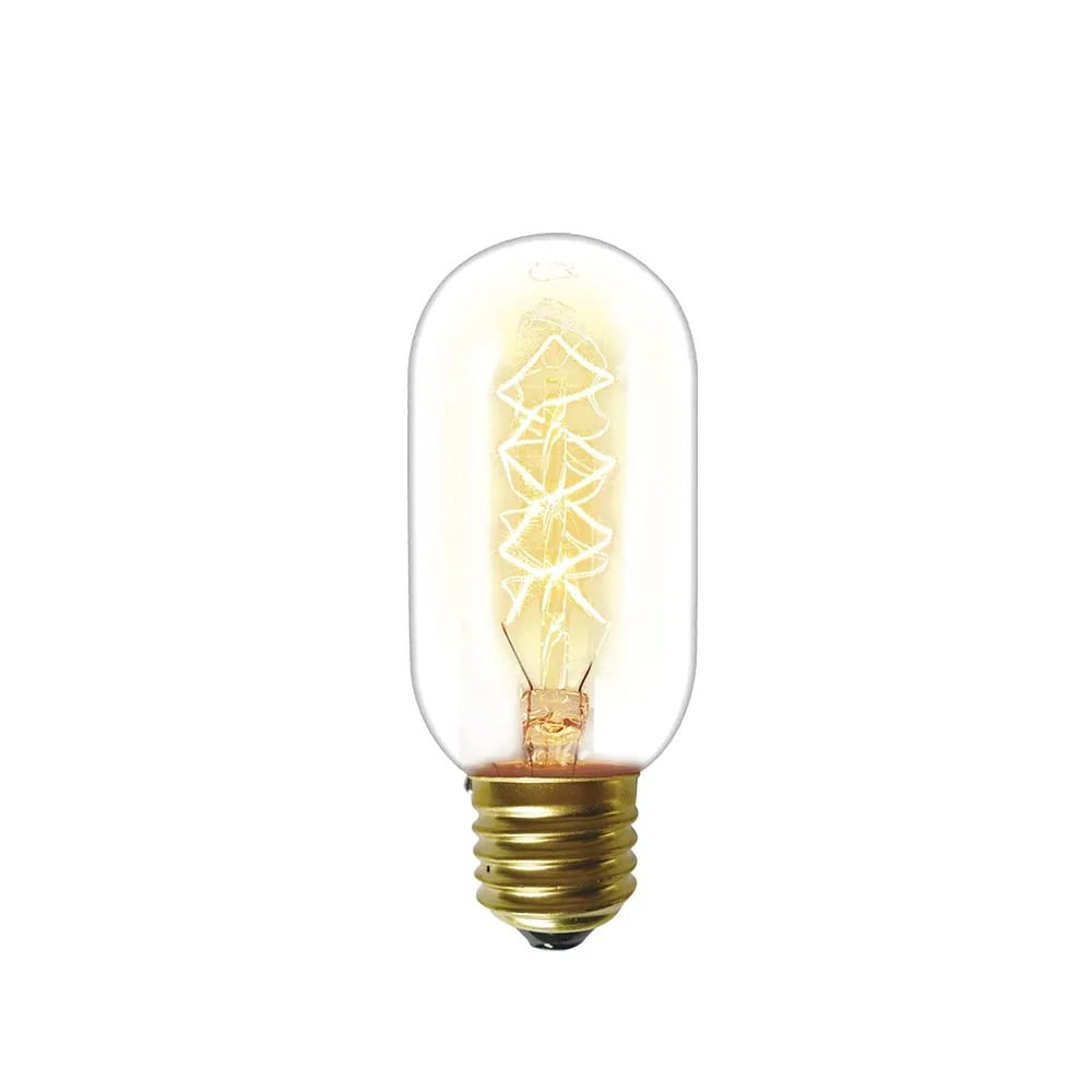 Lâmpada Filamento De Carbono T45 40W 127V Taschibra