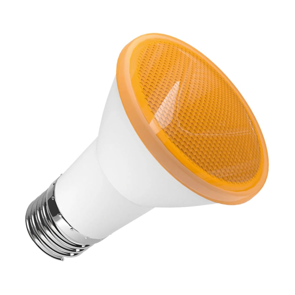 Lâmpada Par20 Led 6W ÂMBAR Bivolt IP65 Luminatti