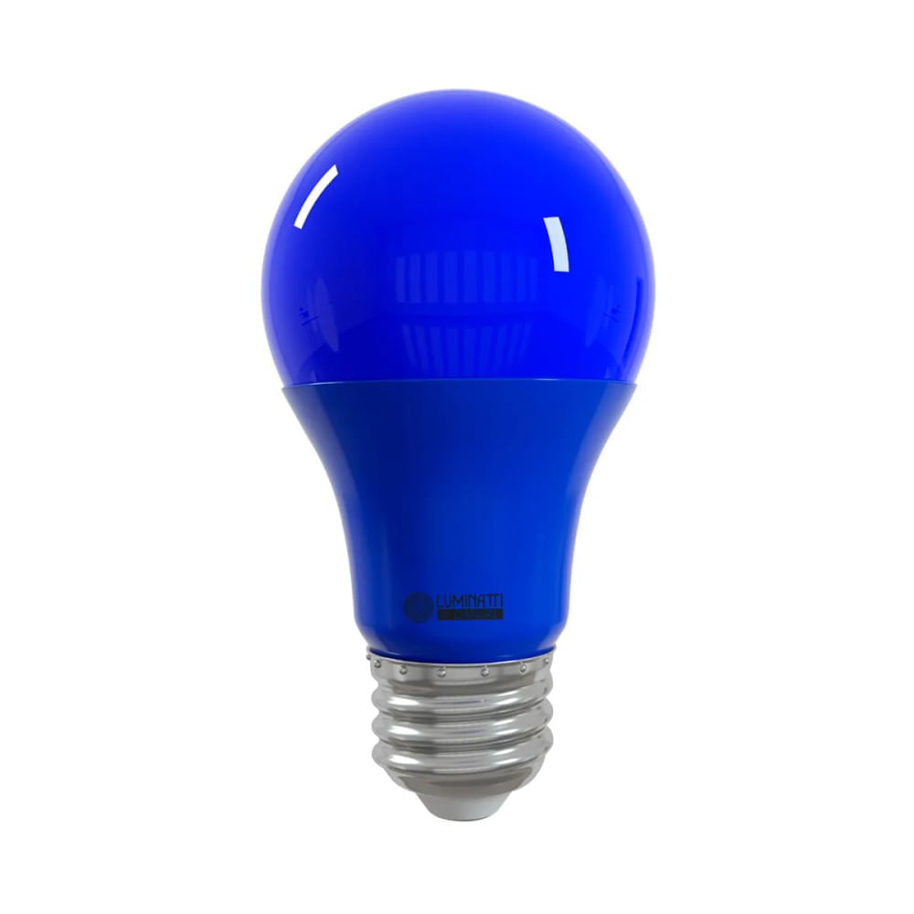 Lâmpada Bulbo Led 10W Azul Bivolt Luminatti