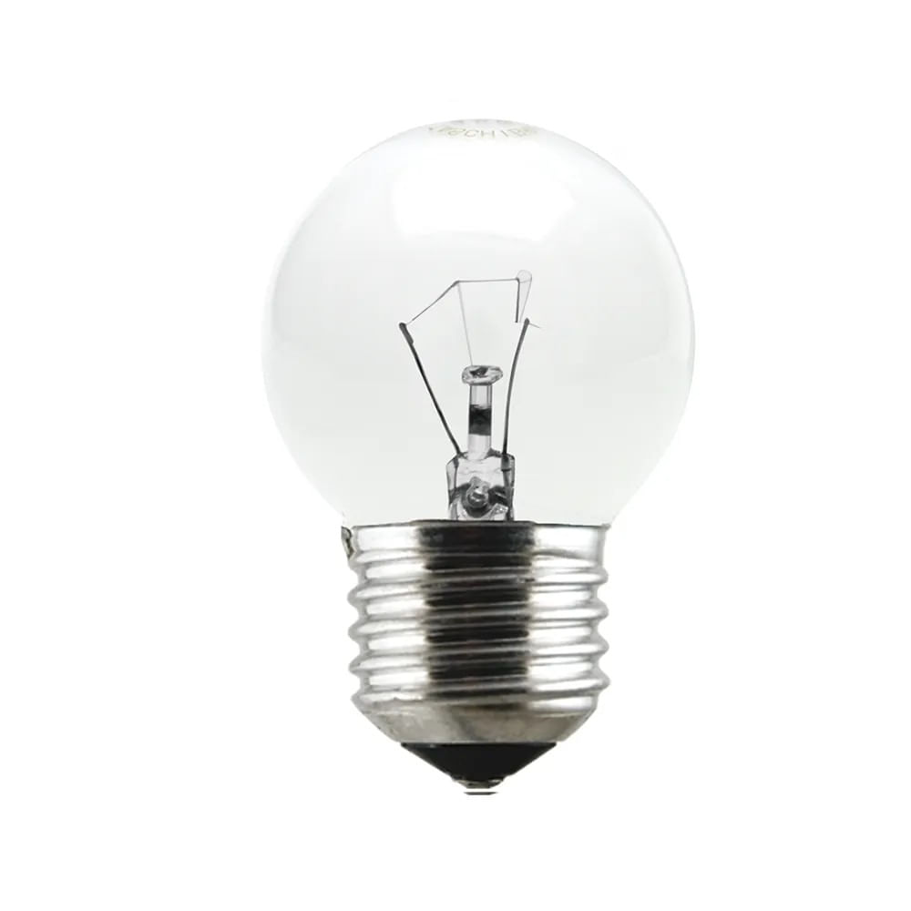 Lâmpada Incandescente Bolinha Clara 40W 220V Taschibra