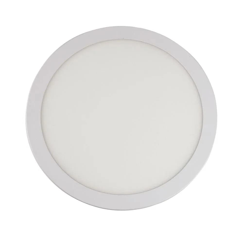 Painel Embutir Slim Led Redondo 18W 3000K 22,5cm IP20 Bivolt LLumm Bronzearte