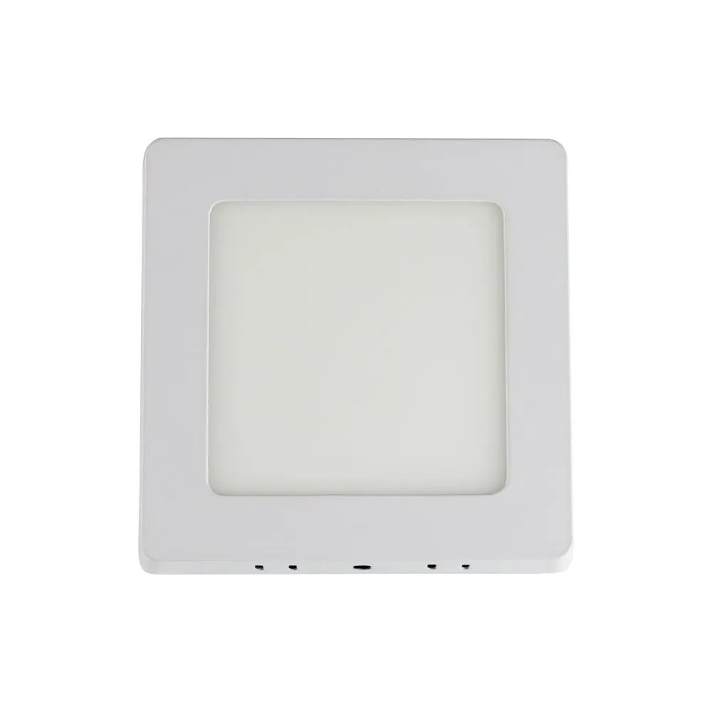 Painel De Sobrepor Home Led Quadrado 6W 3000K 120° IP20 Bivolt LLumm Bronzearte