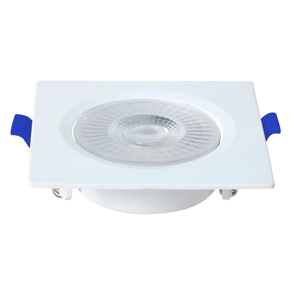 Spot LED Embutir Quadrado Branco 3W Bivolt 3000K Blumenau