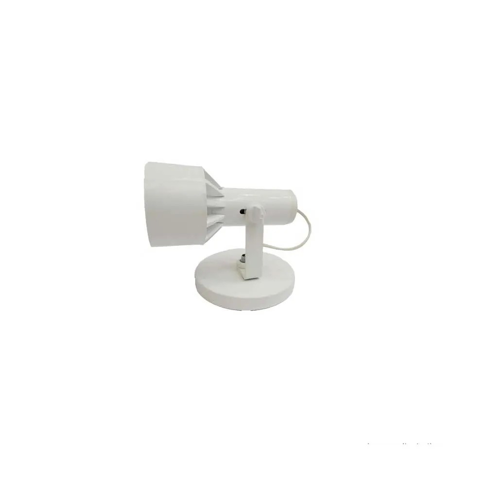 Spot Luna para 1 Lâmpada E27 15x15cm Branco Auremar