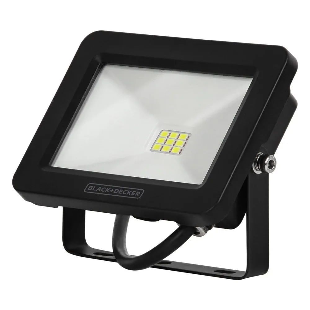 Refletor Led Eco 10W 3000K LP65 Bivolt Black Decker