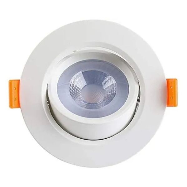 Spot De Embutir Easy Led 12W Redondo 3K Branco 110X37Mm Bivolt Llumm Bronzearte
