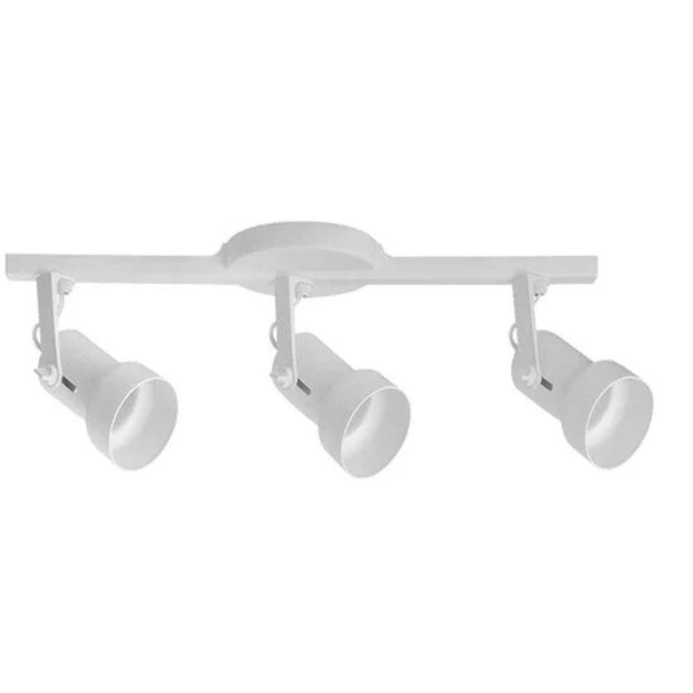 Spot Trilho Injetado Caneco 3XE27 Branco Opl