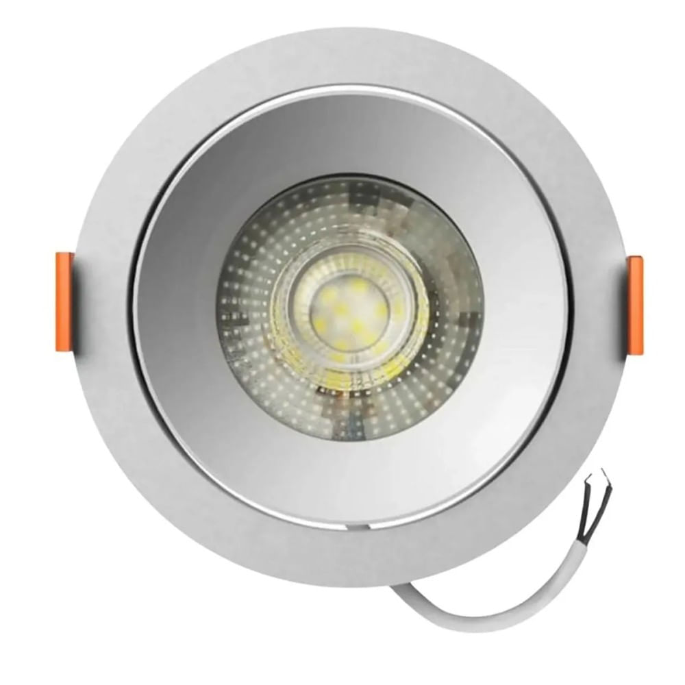 Spot De Embutir Easy Led 12W Redondo 6,5K Branco 110X37Mm Bivolt Llumm Bronzearte