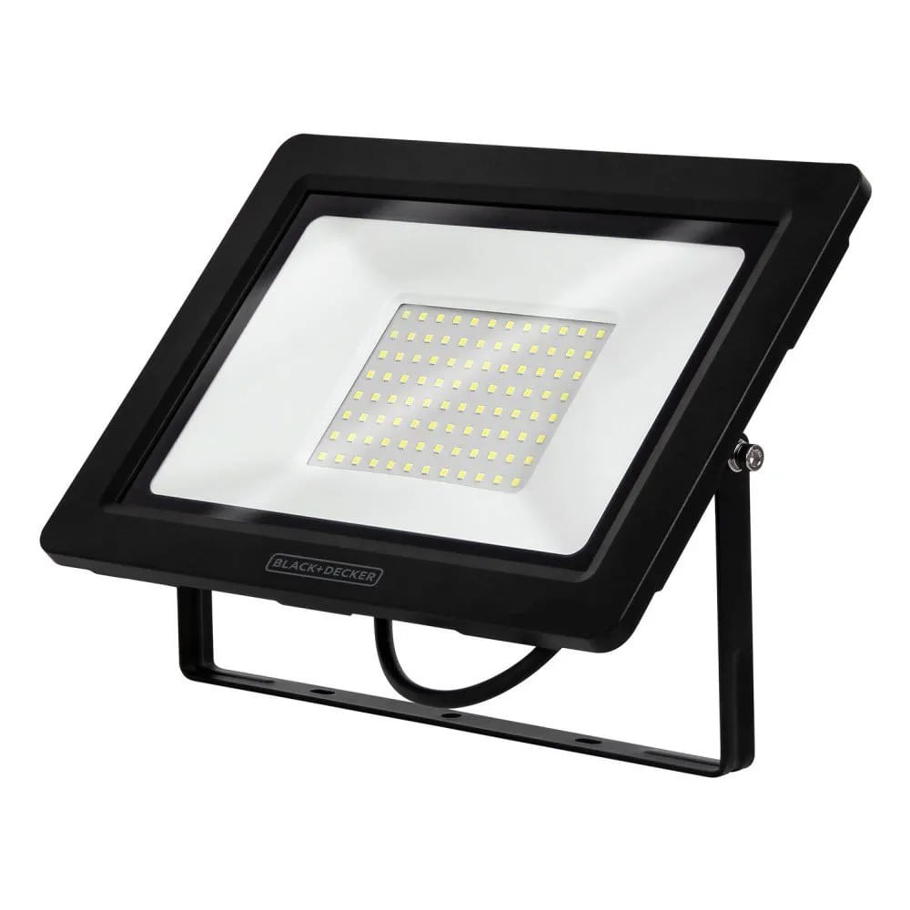 Refletor Led Eco 100W 3000K LP65 Bivolt Black Decker