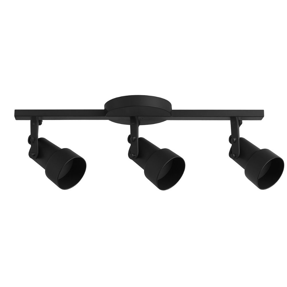 Spot Trilho Injetado Caneco 3XE27 Preto Opl