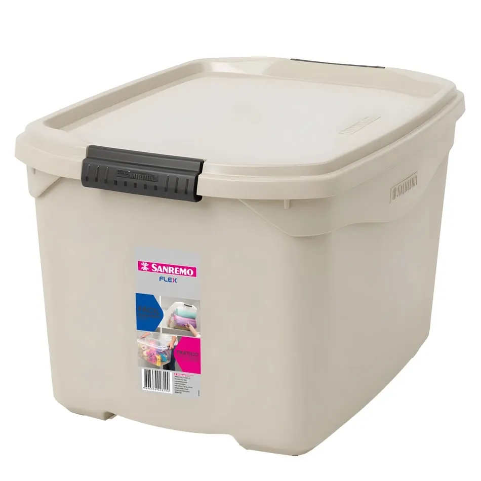Saiba como usar caixas organizadoras de plástico em cada cômodo 6 14 45 13 314 organizador capuccino 1000px 14016100