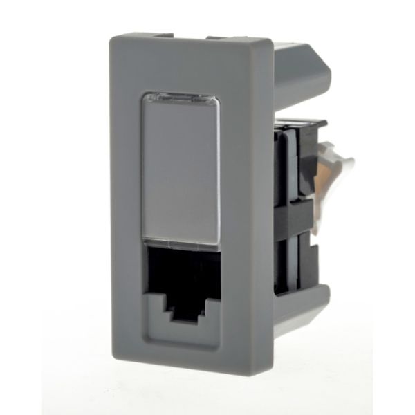 1 Módulo Tomada Rede De Informática Rj45 Conexão Lcs² Cat5e Cinza 615045cz Pial Plus Legrand