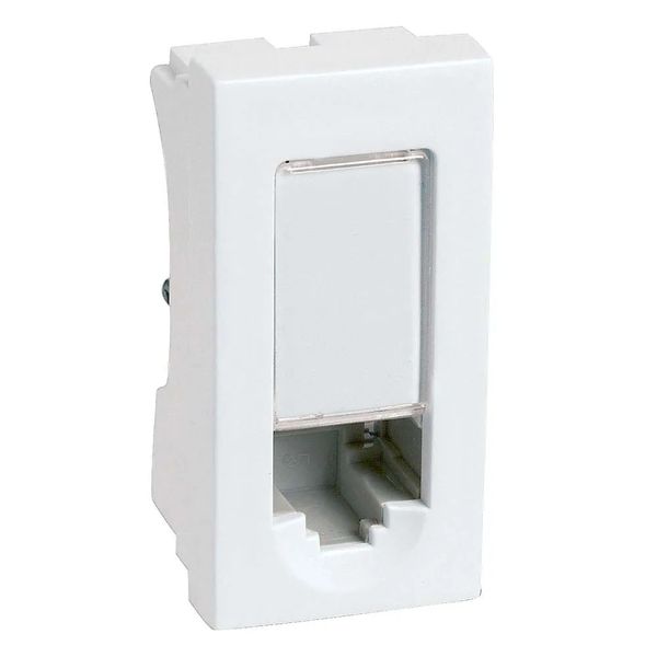 1 Módulo Tomada Rede de Informática Rj45 Conexão Lcs² Cat5e Branco 615045 Pial Plus Legrand