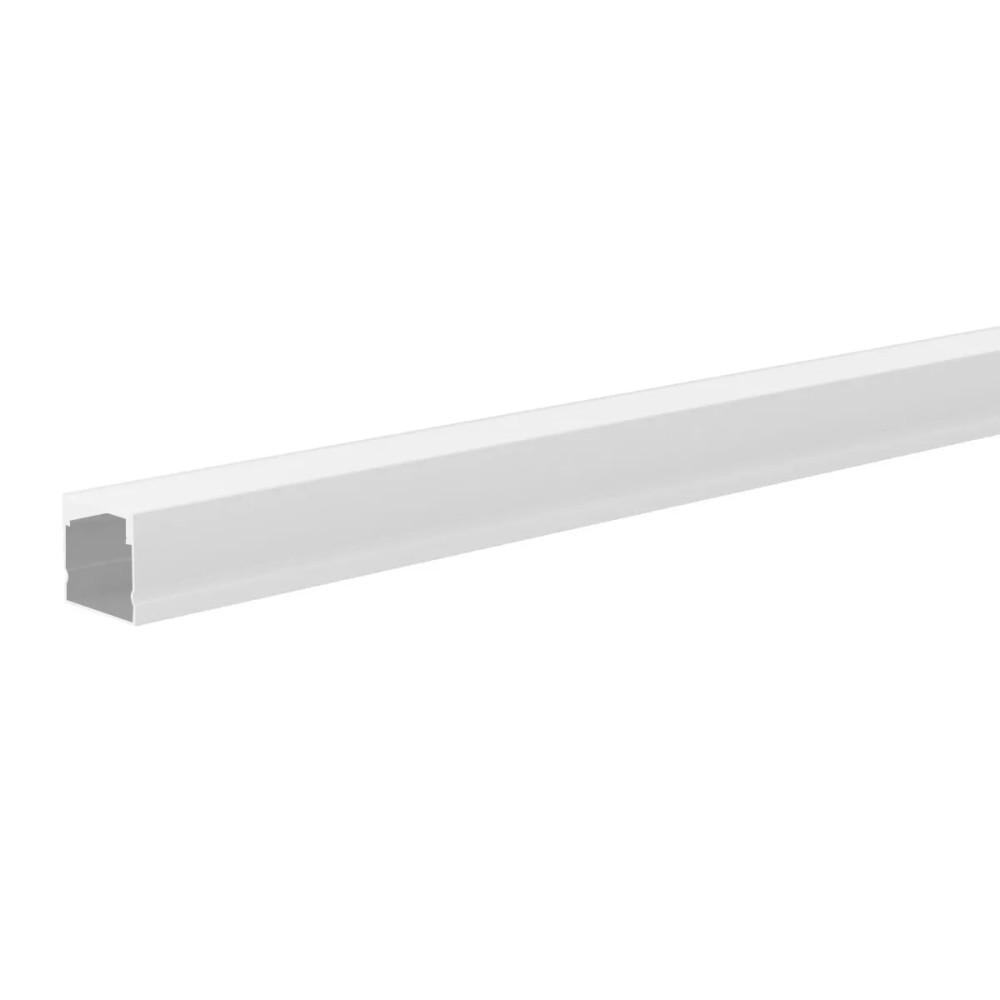 Perfil de Sobrepor Alumínio 2 Metros 19,6X20Mm Branco Llumm Bronzearte
