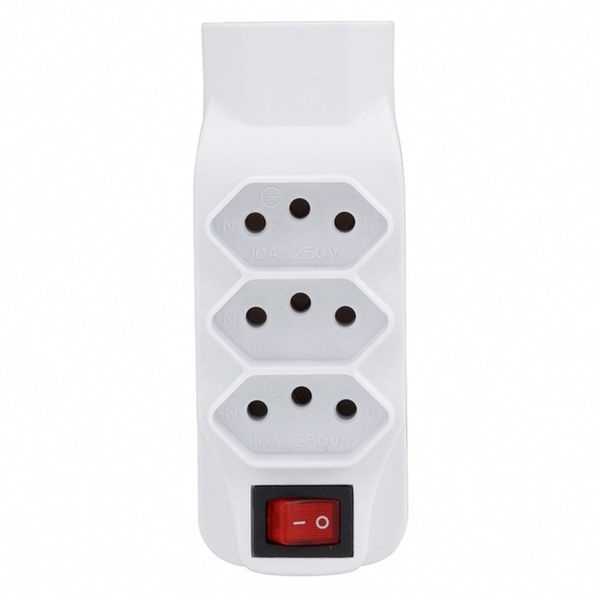 Adaptador Universal 4 Tomadas 2P T 10A 250V Key West
