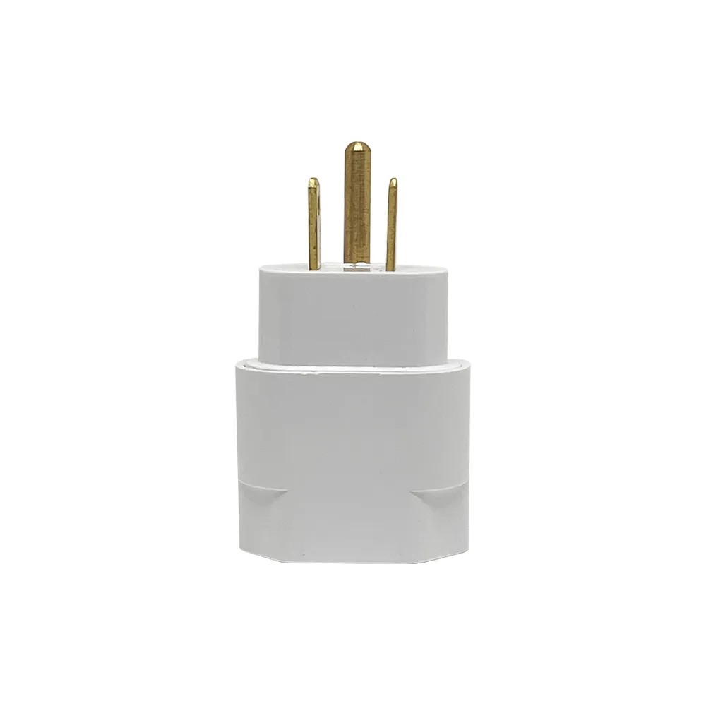 Adaptador 2P+T 15A Reverso Branco Alumbra